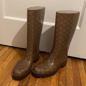 Authentic Gucci Rubber Boots